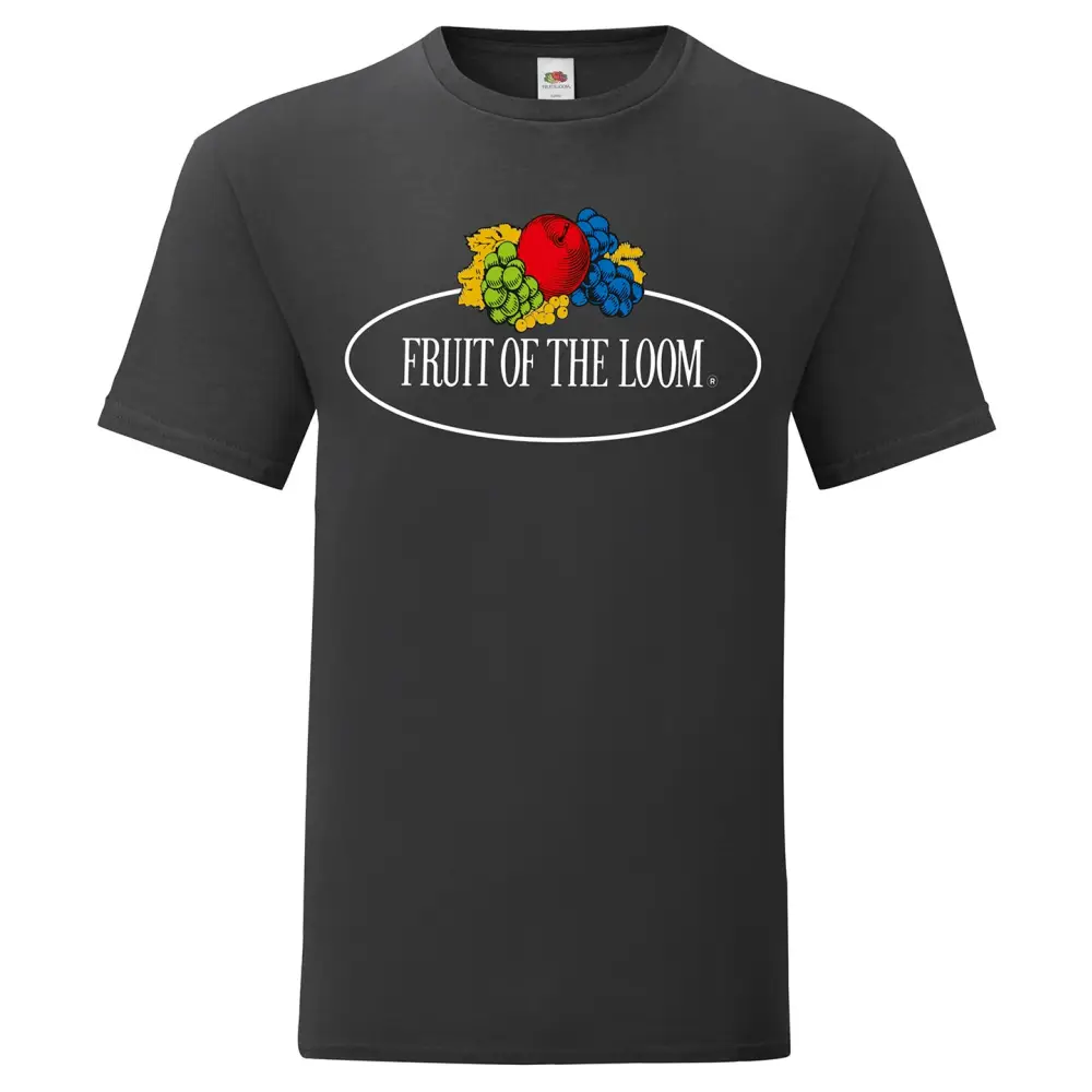 Fotl Vintage Tee Large Logo Print T-shirt - Fruit Of The Loom